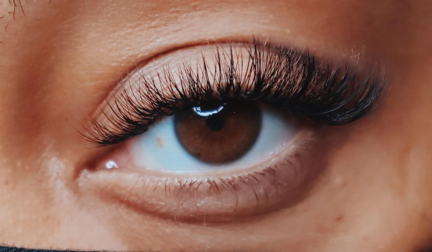 Macro eye photography — signature Lash Lair volume set